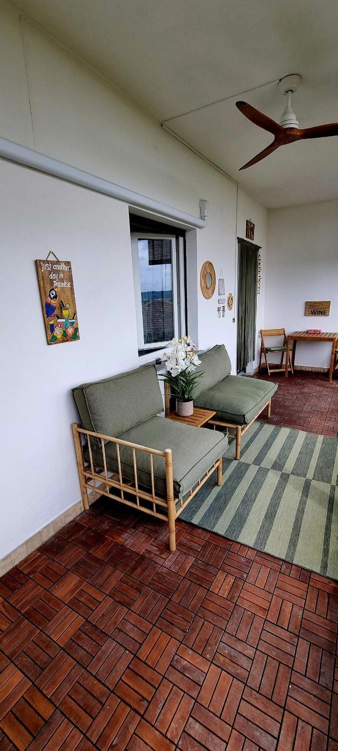 Balcony/Terrace, Seating area, Sunset