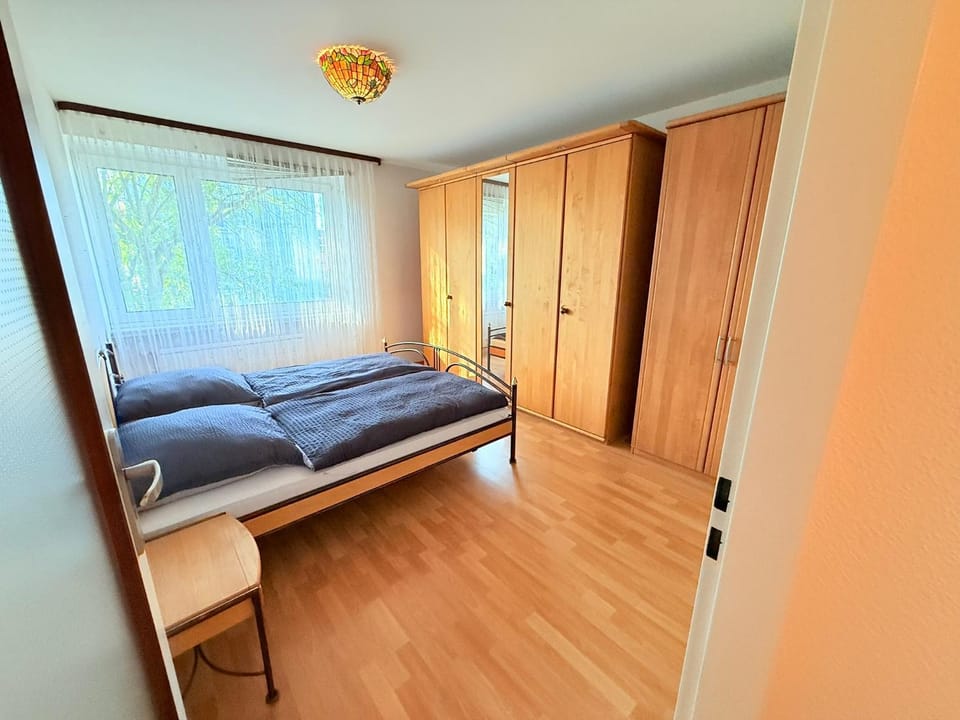 Bed, Photo of the whole room, Bedroom, wardrobe