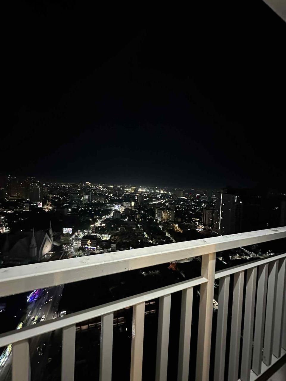 Night, View (from property/room), Balcony/Terrace, City view