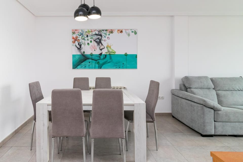 Living room, Seating area, Dining area