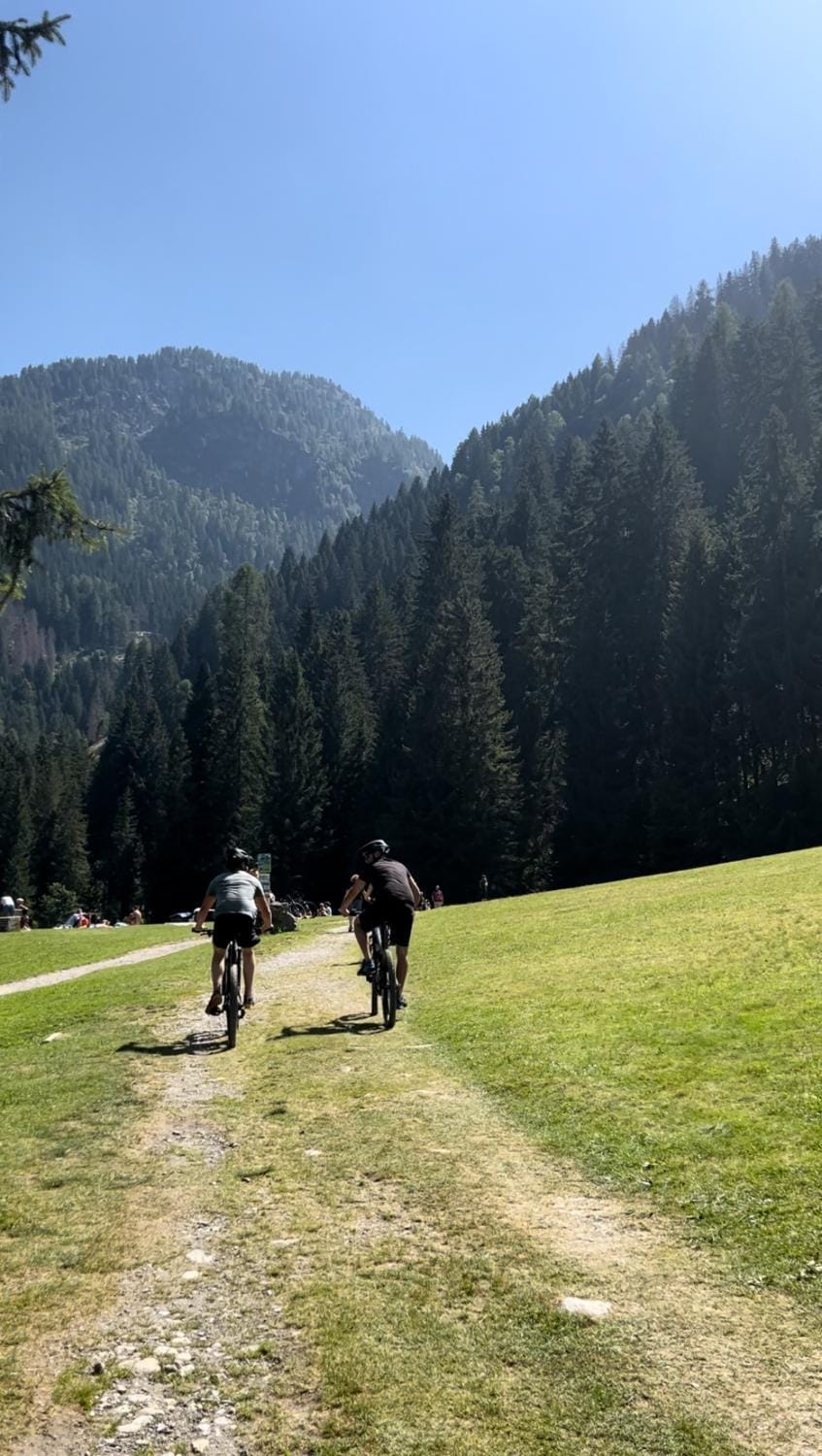 People, Natural landscape, Mountain view