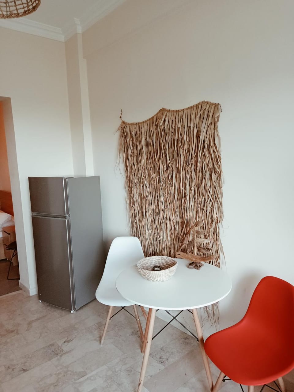 Kitchen or kitchenette, Living room, Seating area