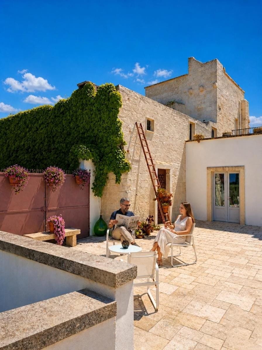 Property building, Inner courtyard view