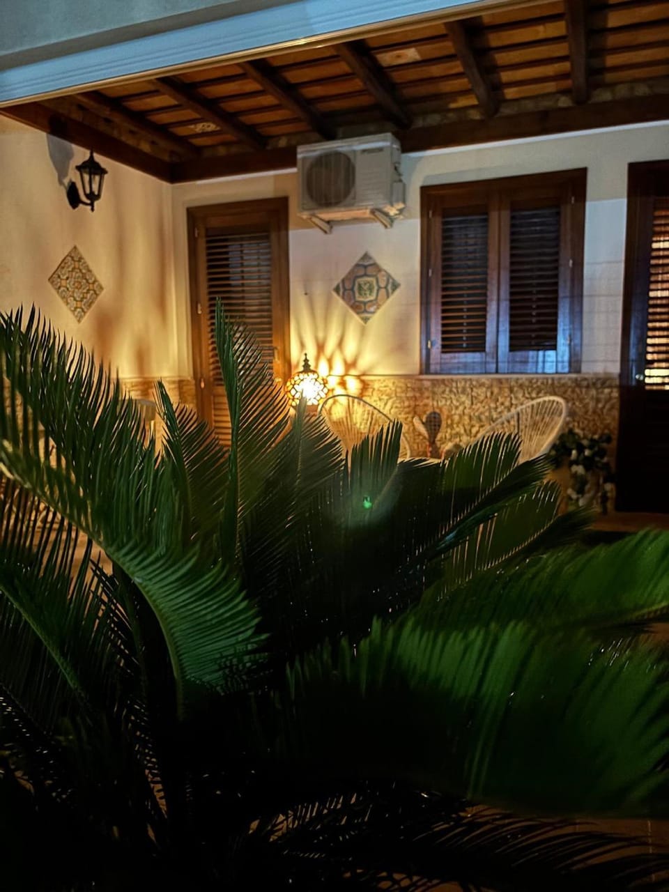 Night, Garden view