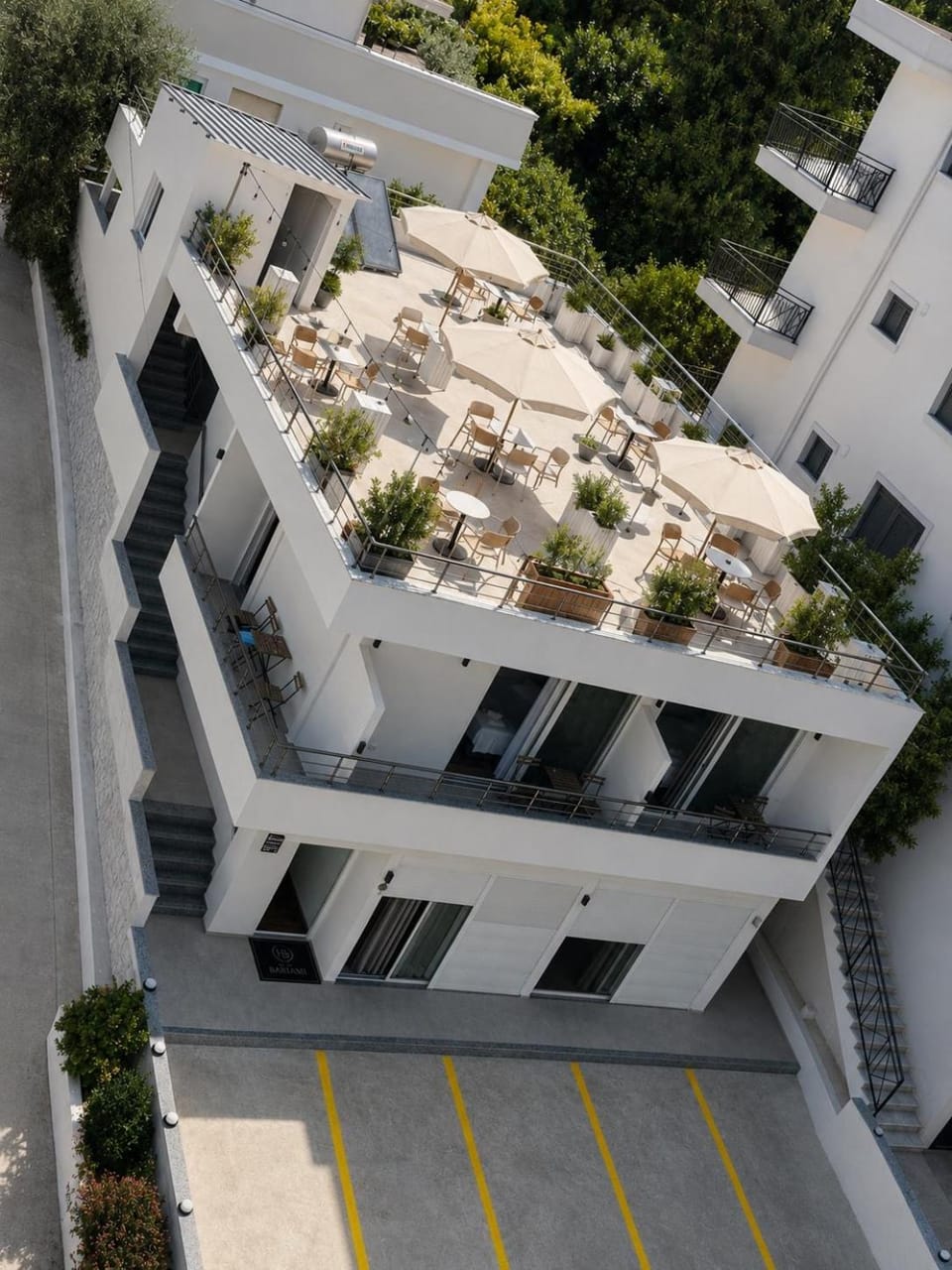 Property building, Day, Parking