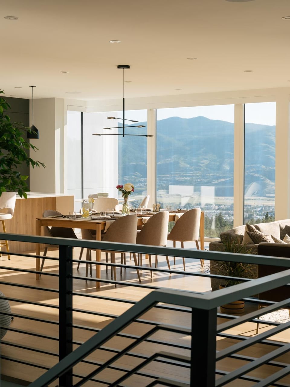 Natural landscape, Dining area, Mountain view