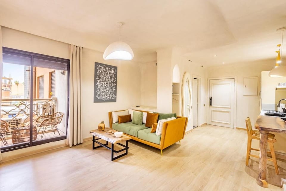 Boho Nest Gueliz Center, Terrace & Quiet Apartment in Marrakesh