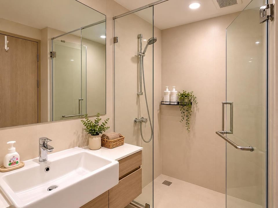 Luxury Resort vibes-5mins walk BTS Ekkamai Apartment in Bangkok