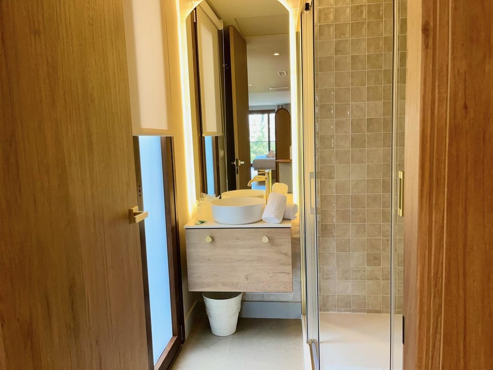 Shower, Toilet, Bathroom, towels