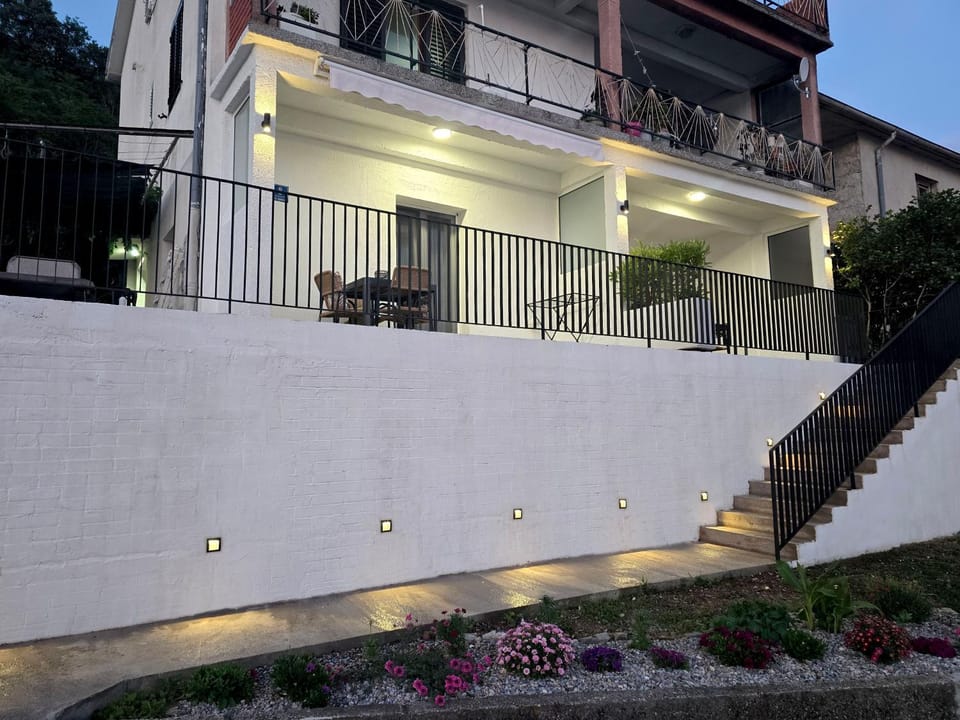 Spring, Night, Natural landscape, Balcony/Terrace, Seating area, Garden view, furniture