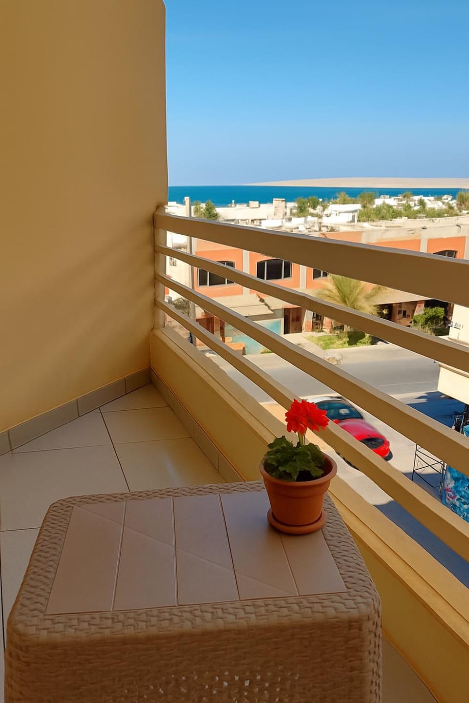 Patio, Day, Natural landscape, View (from property/room), Balcony/Terrace, Sea view