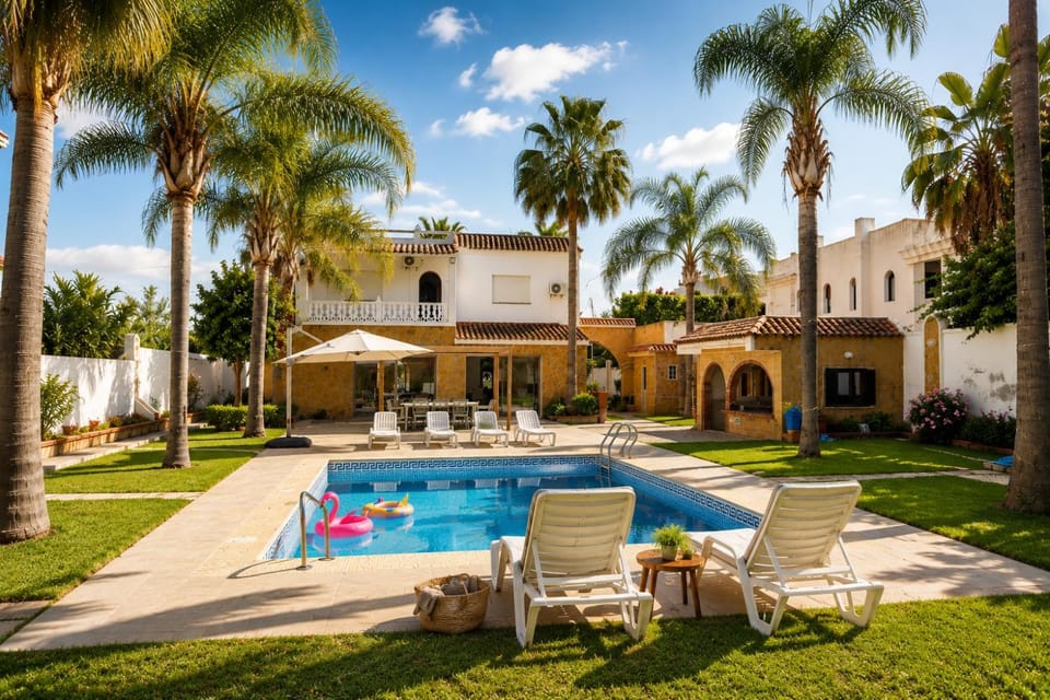 Patio, Garden, Garden view, Pool view, Swimming pool, sunbed