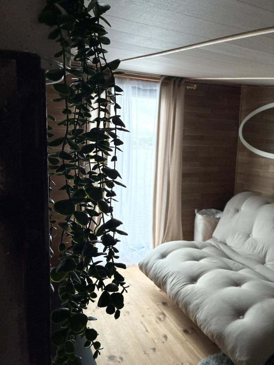 4Seasons lake House Docked boat in Latvia