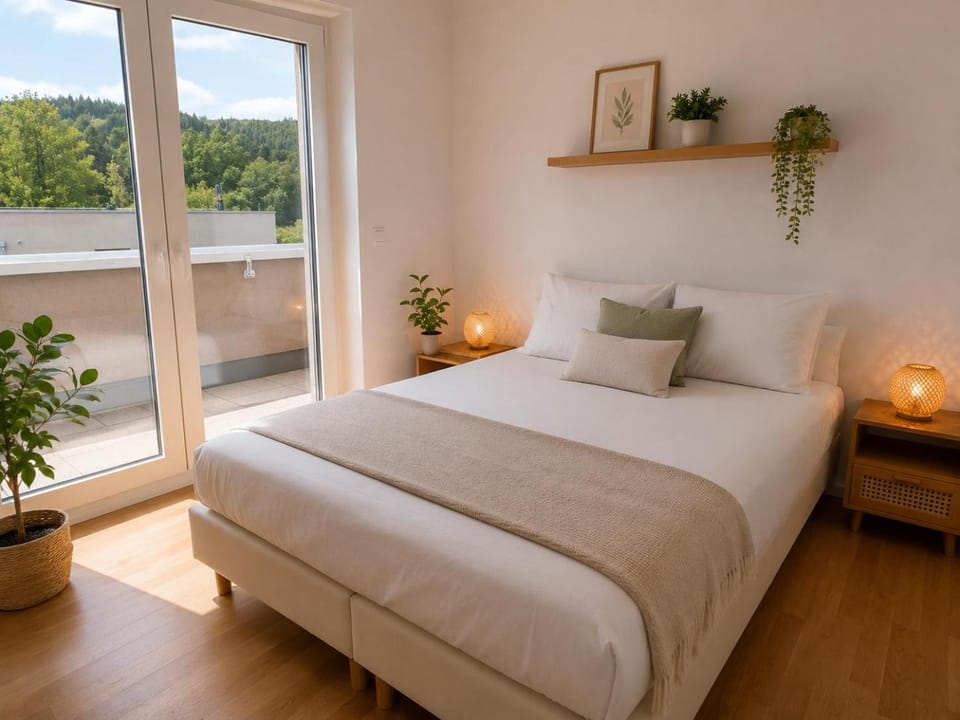 Bed, Bedroom, wardrobe