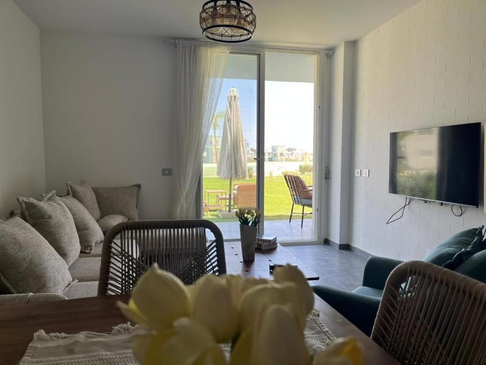 Fouka Bay - Ground Chalet with Garden 3BR - Lagoon View Apartment in Egypt