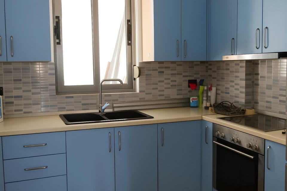Kitchen or kitchenette, dishwasher