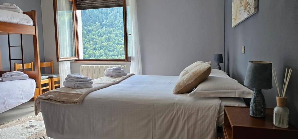 Shower, Mountain view, bunk bed