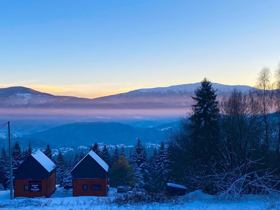 Natural landscape, Winter, Mountain view