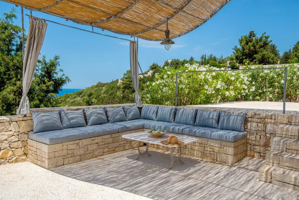 Day, Natural landscape, View (from property/room), Living room, Seating area, Sea view