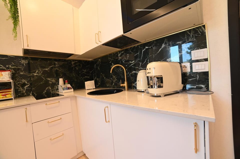 Coffee/tea facilities, Kitchen or kitchenette, minibar, stove, toaster