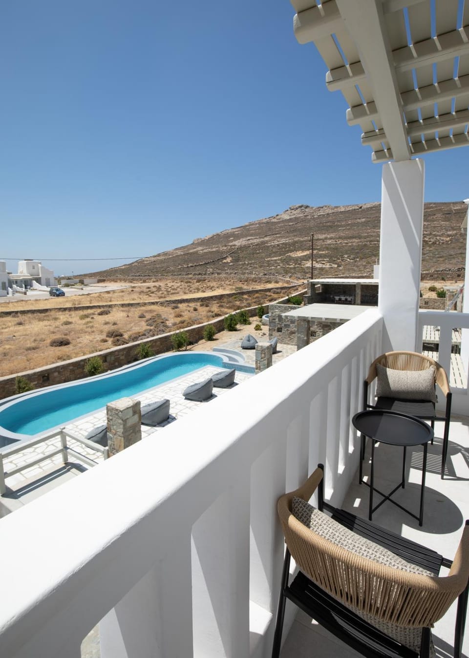 Day, Natural landscape, View (from property/room), Balcony/Terrace, Mountain view, Pool view, Swimming pool
