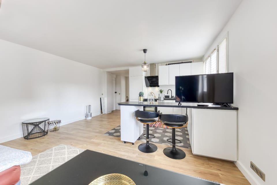 Appartement Choisy Moderne Accès Direct Paris en RER C & Tram Apartment in Vitry-sur-Seine