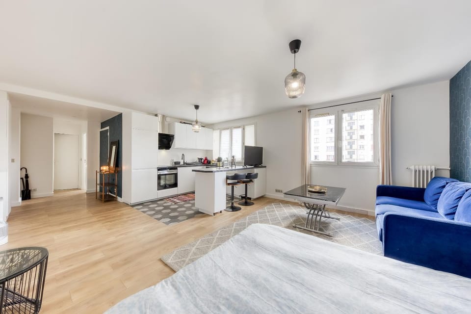 Appartement Choisy Moderne Accès Direct Paris en RER C & Tram Apartment in Vitry-sur-Seine