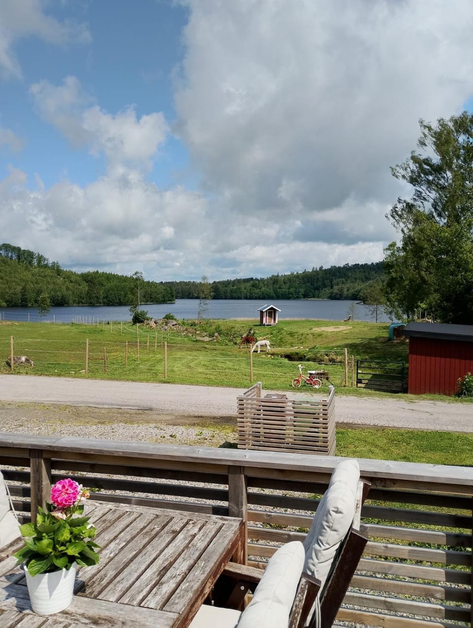 Natural landscape, Lake view