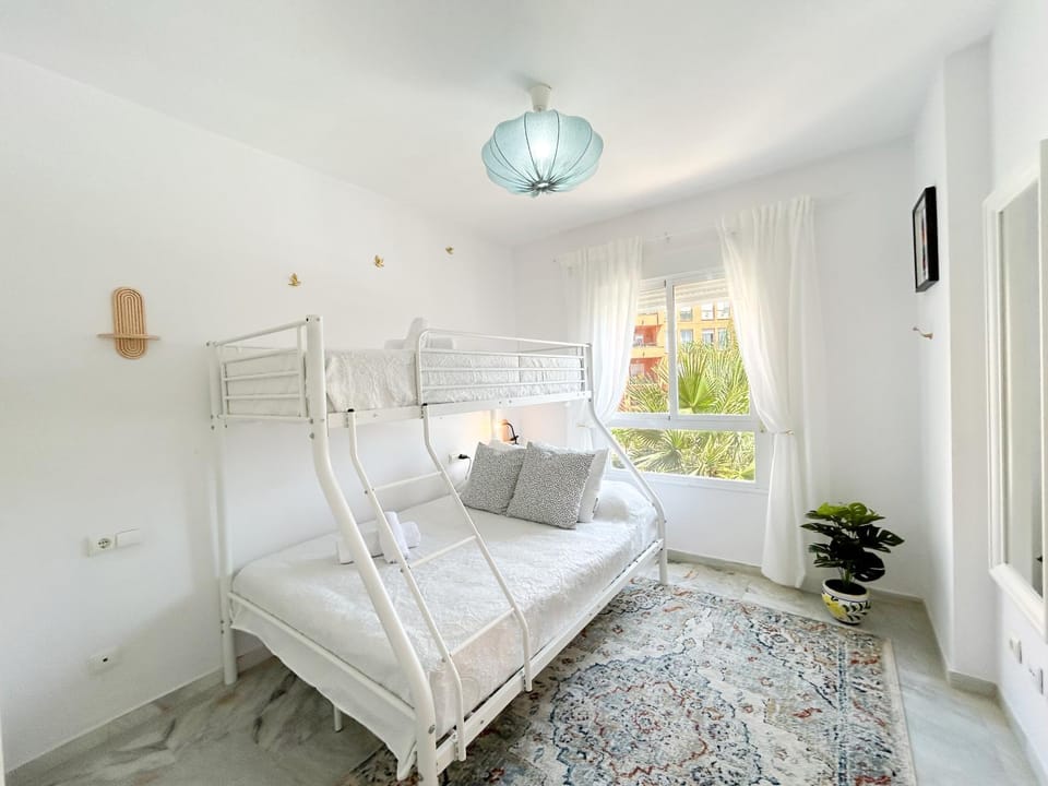 Bed, Photo of the whole room, Bedroom, towels, air conditioner