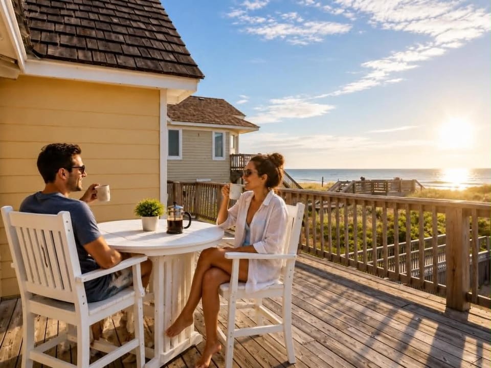 Ultimate Beachfront Getaway Pool Slide, Hottub House in Nags Head