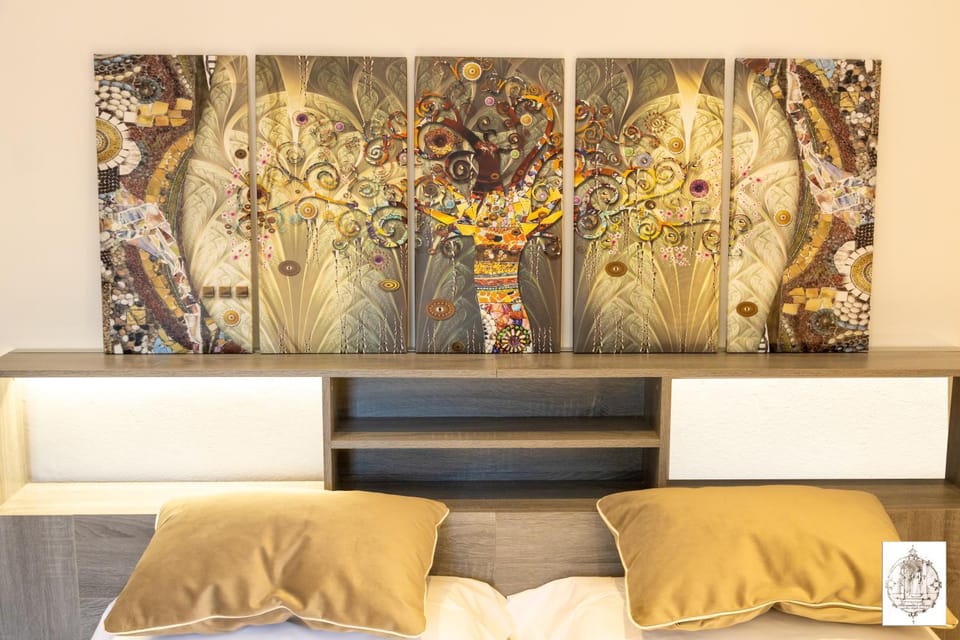 Bed, Decorative detail, Bedroom