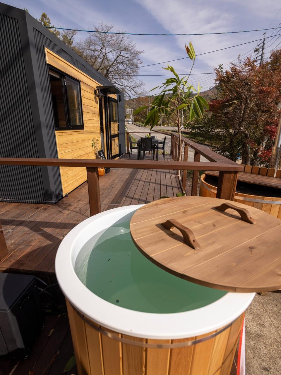 Nozawa Onsen Tiny Home and Sauna - Mizuho Campground/ 
RV Resort in Shimotakai District