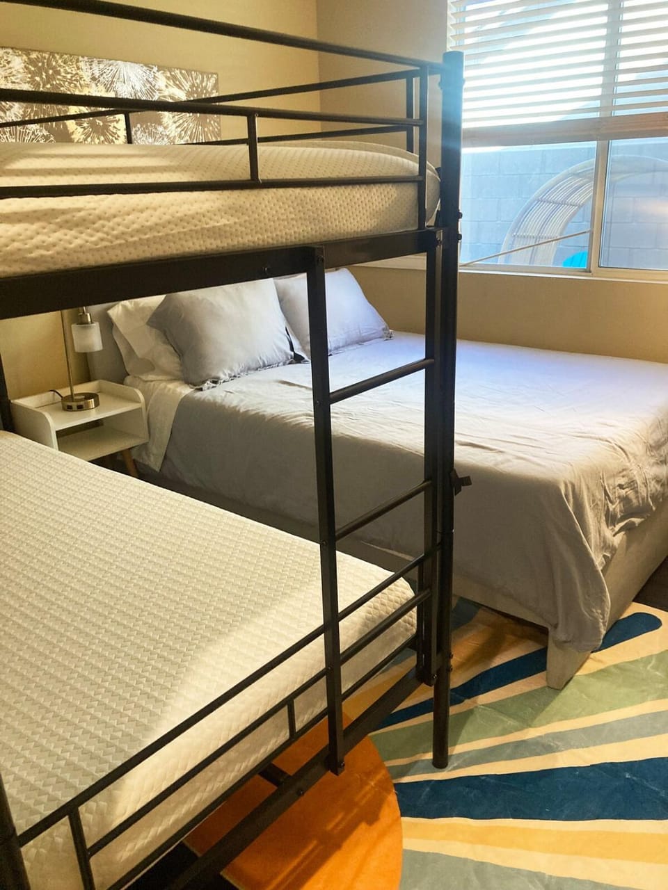 Bed, Photo of the whole room, Bedroom, bunk bed