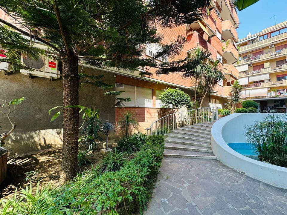Property building, Garden view