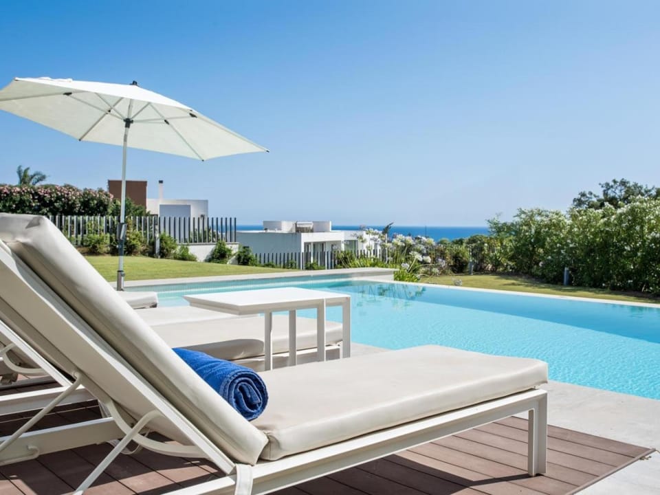 Pool view, Sea view, Swimming pool