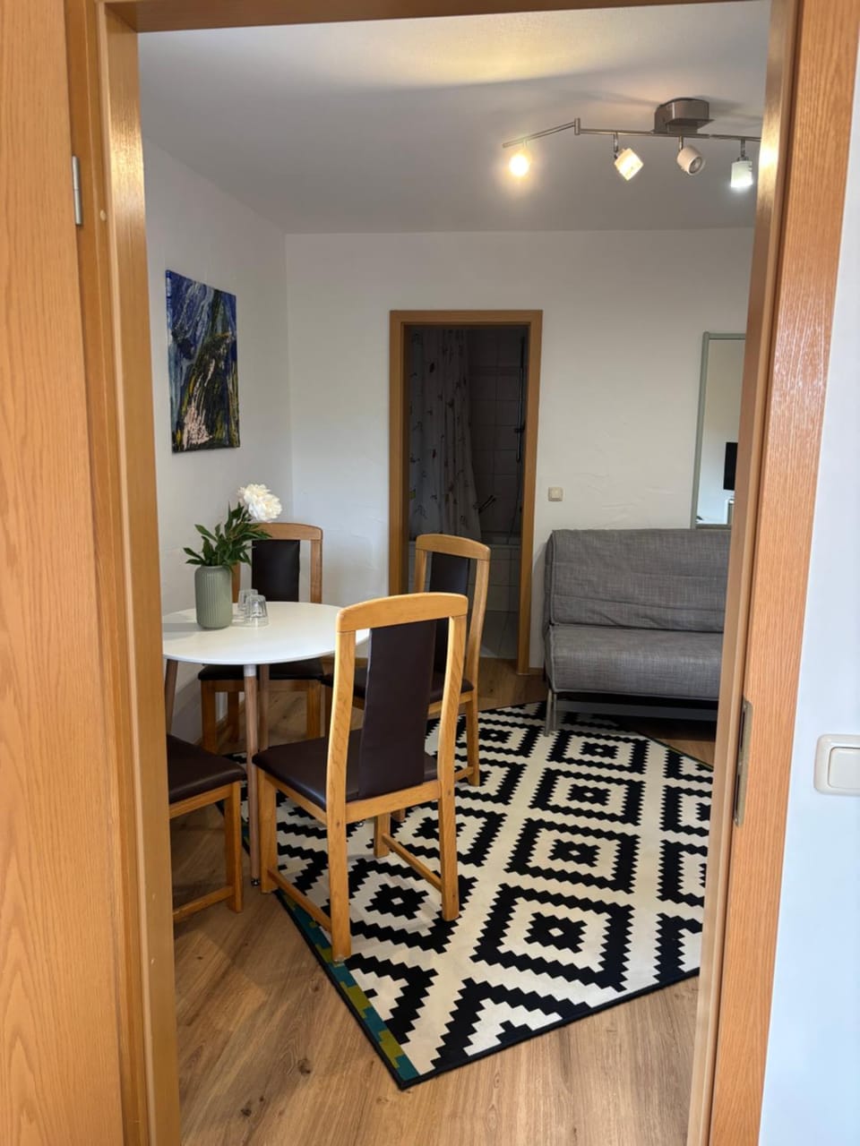 Living room, Seating area, Dining area