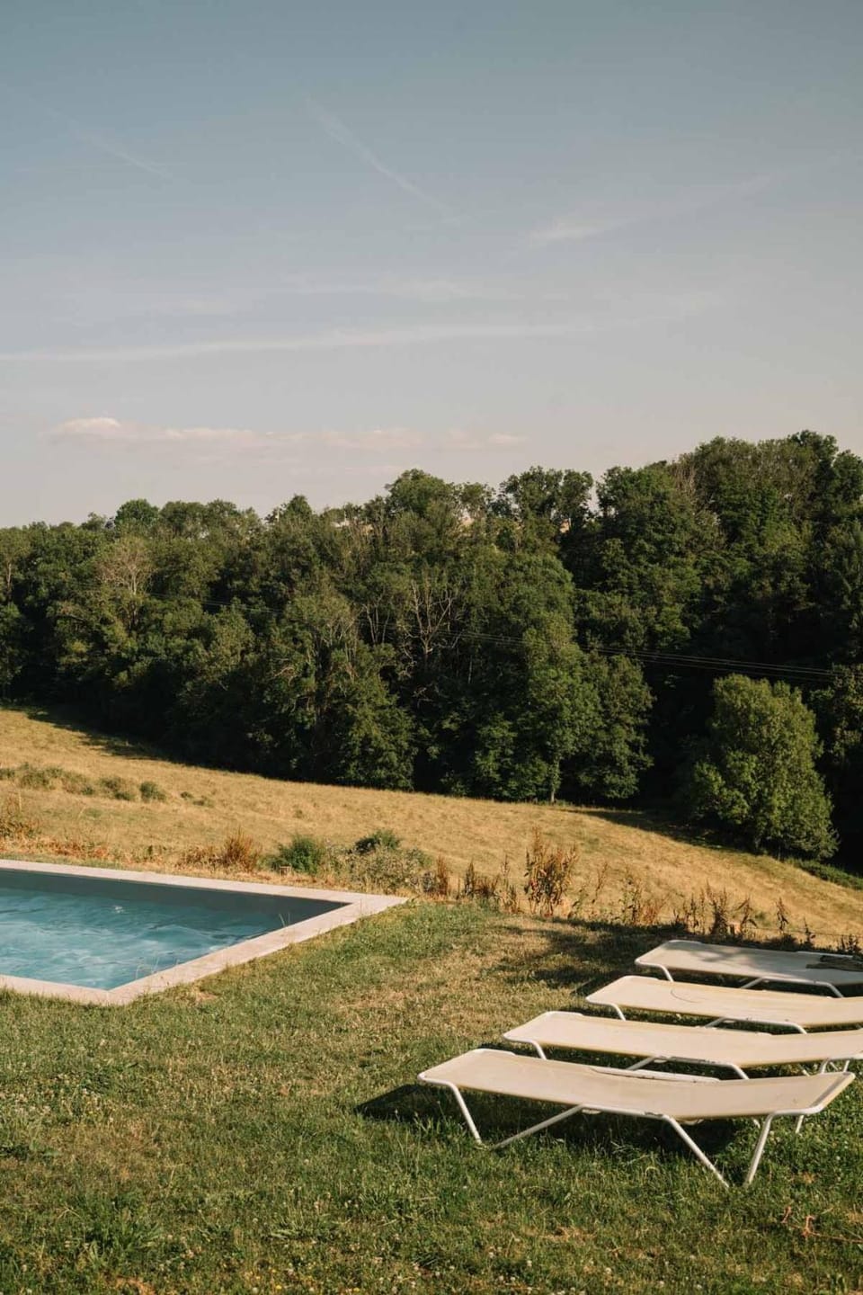 Natural landscape, Pool view, Swimming pool, sunbed