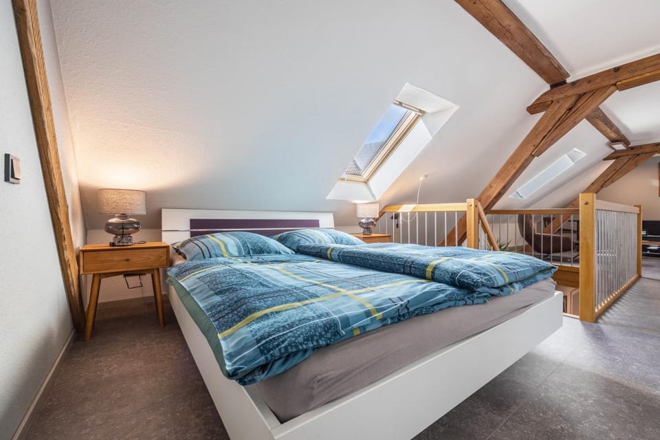 Property building, Living room, Bedroom