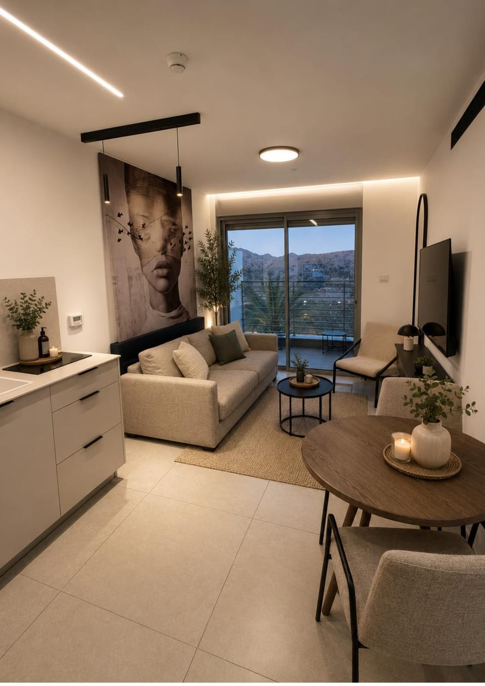 TV and multimedia, Living room, Dining area