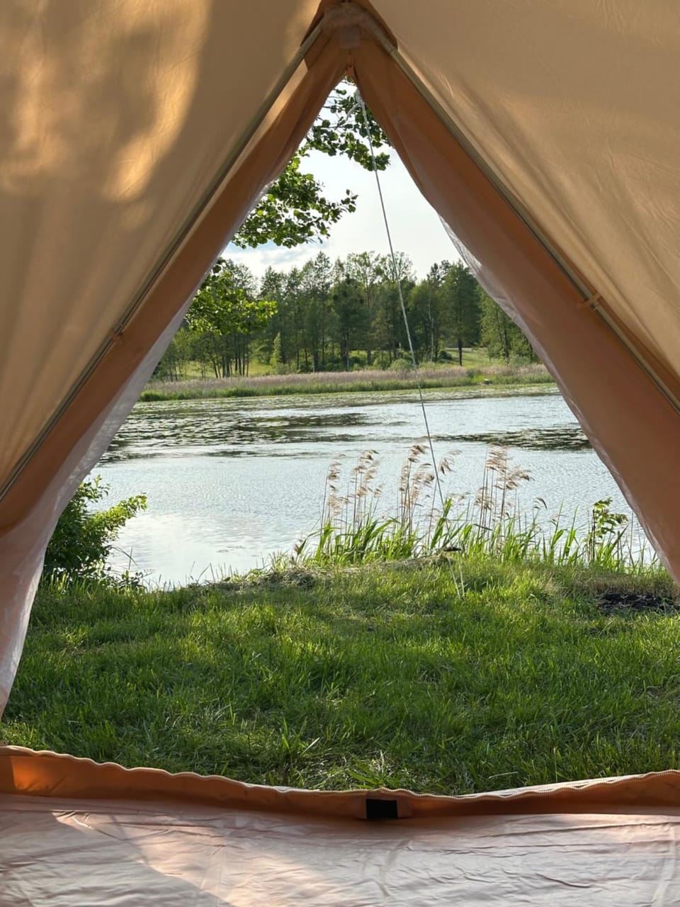 Glampingowy namiot nad Kanałem Augustowskim Luxury tent in Poland