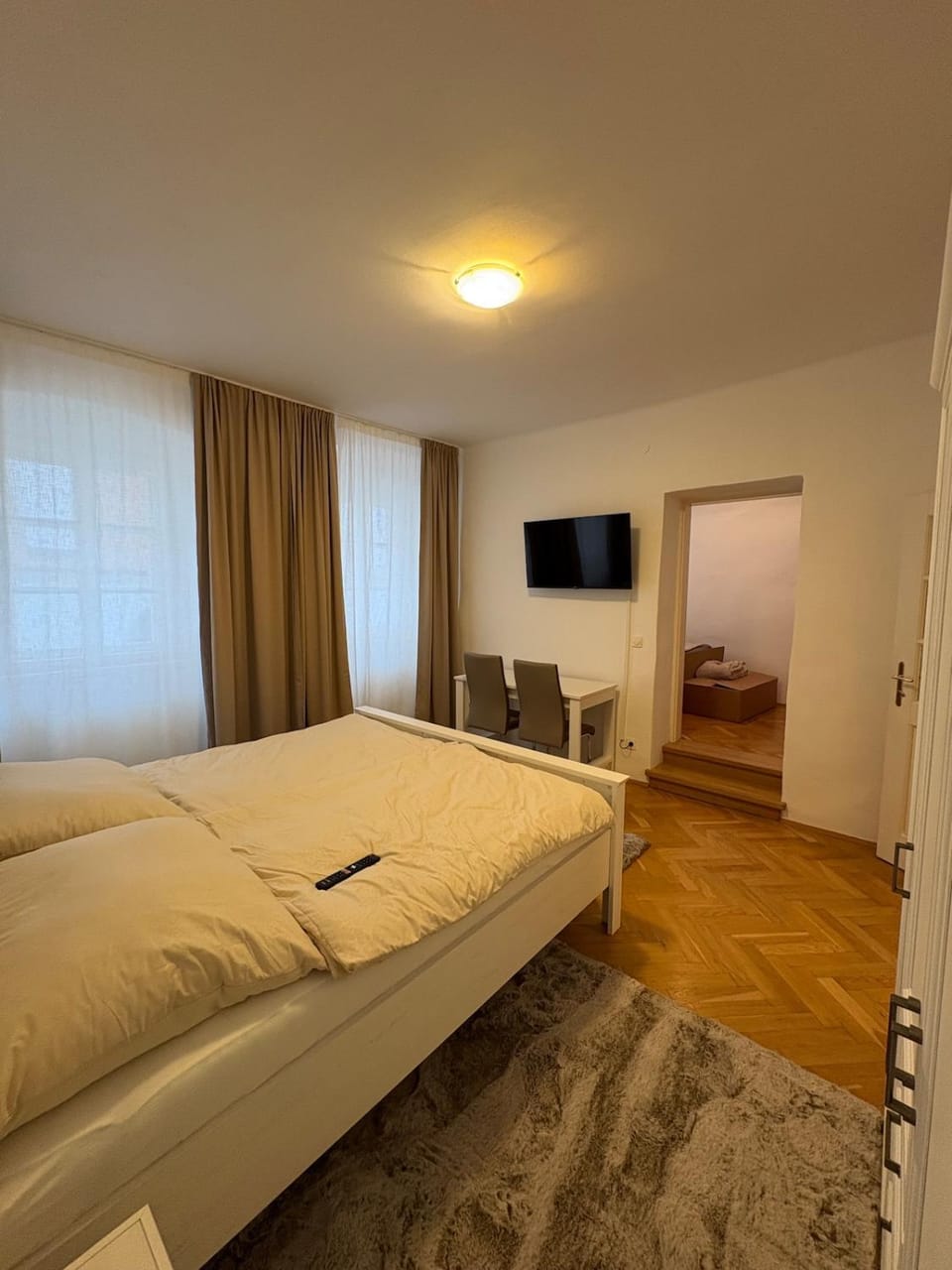 Bed, TV and multimedia, Photo of the whole room, Seating area