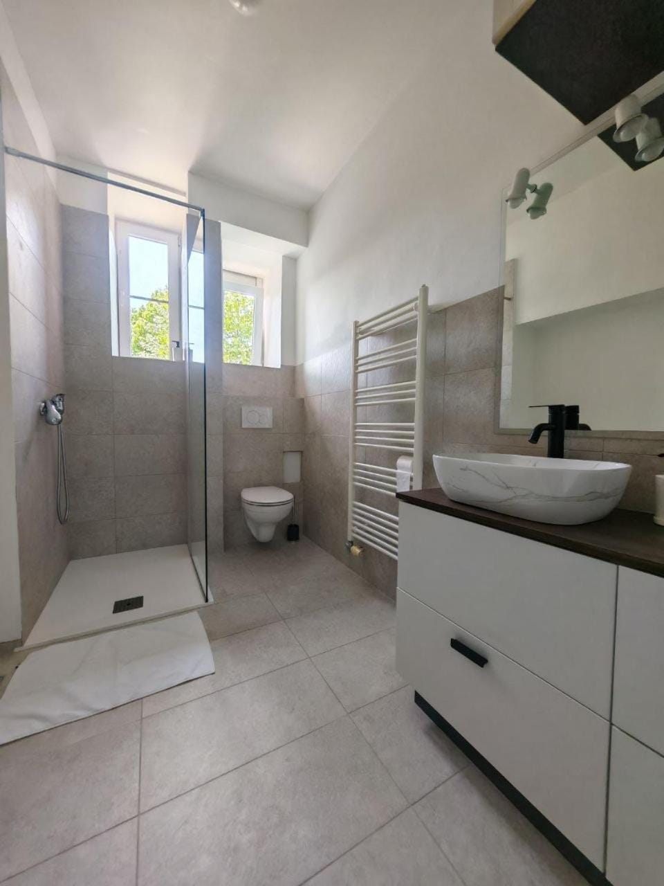 Shower, Toilet, Bathroom, towels