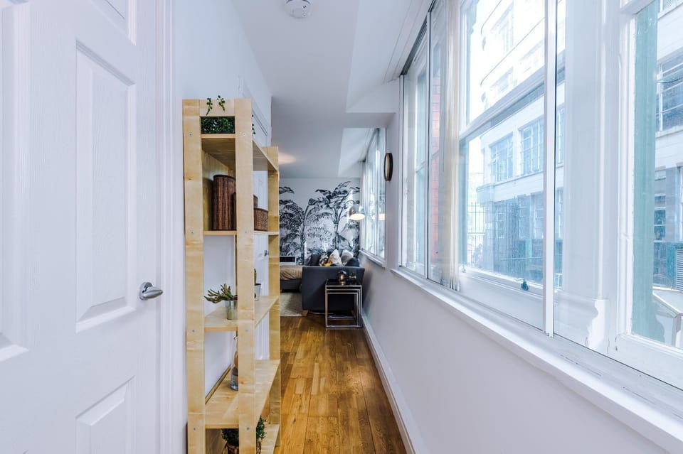 2BR Flat in Northern Quarter, Kitchen, Parking, WiFi Apartment in Manchester