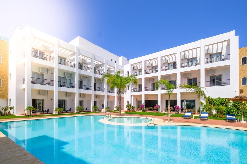 Property building, Pool view, Swimming pool
