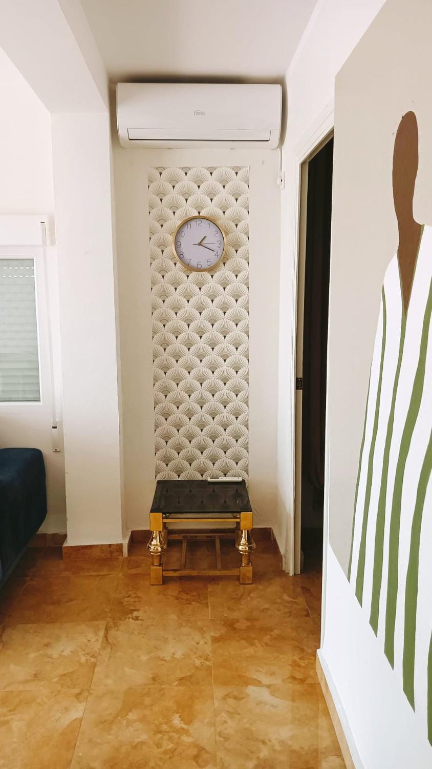 Living room, air conditioner