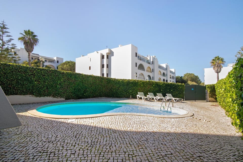 Property building, Living room, Swimming pool