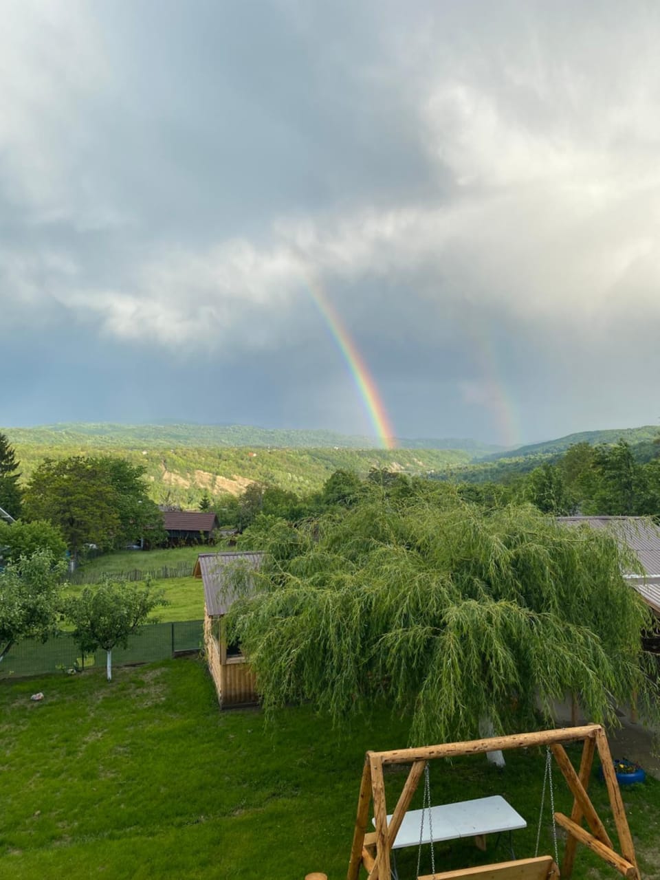 Spring, Day, Natural landscape, Garden, Garden view, Mountain view