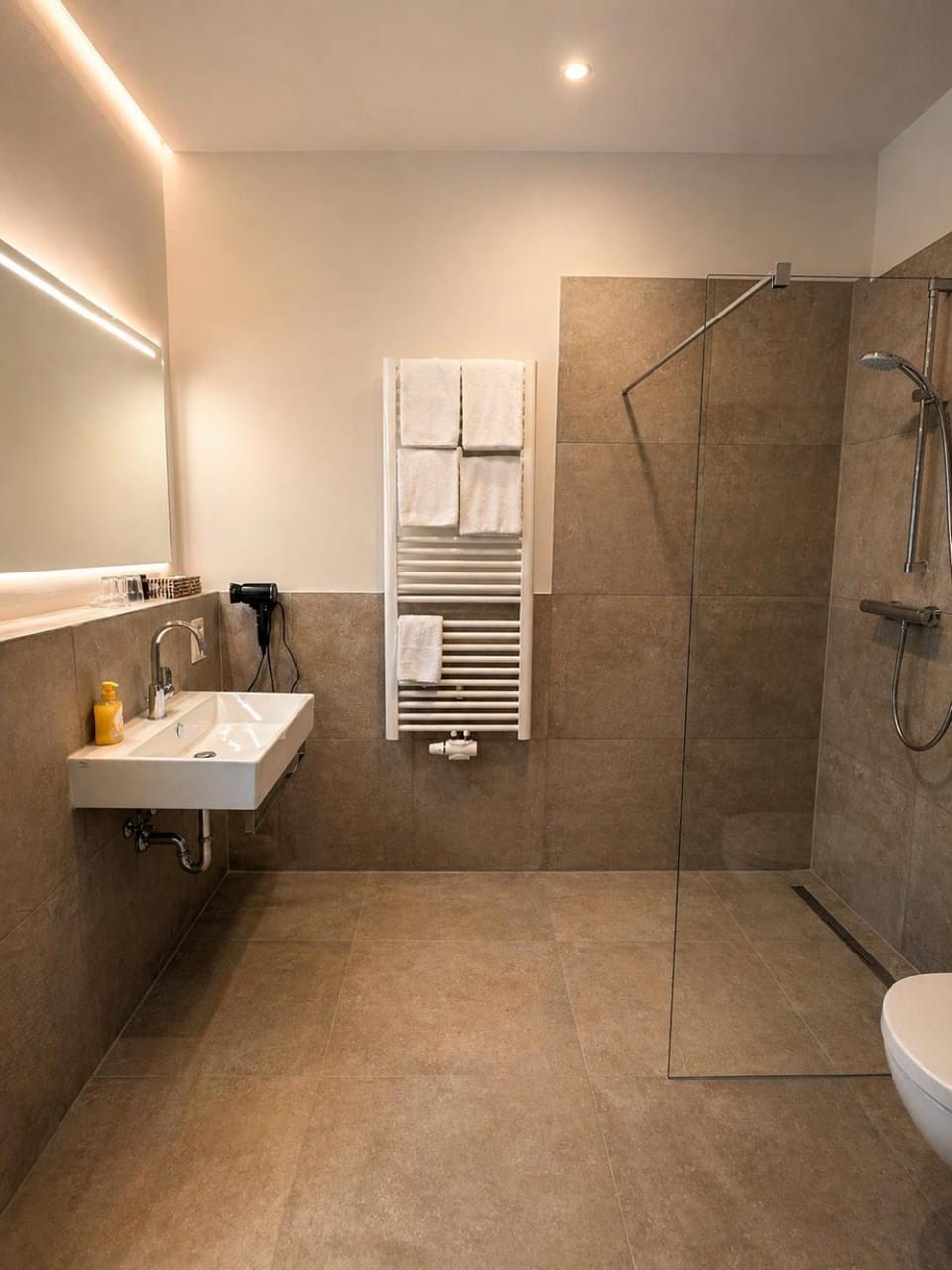 Shower, Toilet, Bathroom, towels