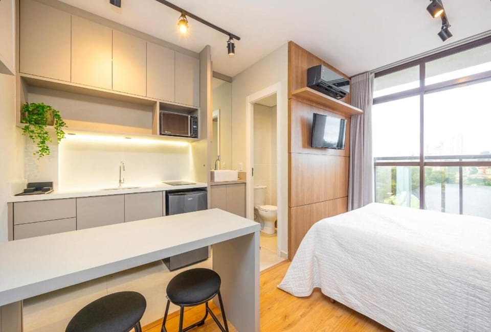 Flat moderno e aconchegante no Ecoville Apartment in Curitiba