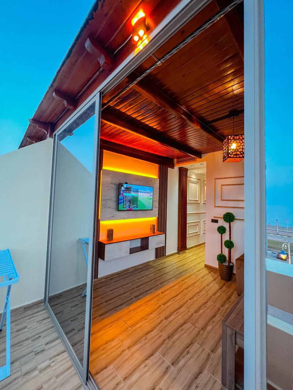 Communal lounge/ TV room, Natural landscape, TV and multimedia, View (from property/room), Balcony/Terrace, Evening entertainment, Sea view